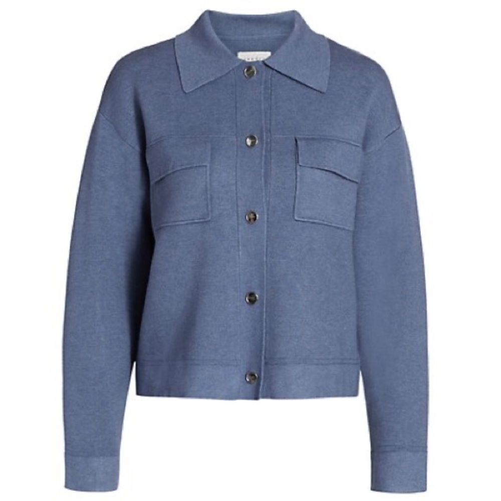 Sandro Galith Fringe Cropped Knit Jacket